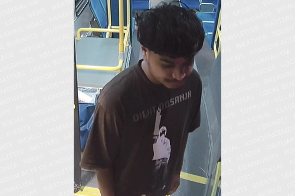 Police are looking for 21-year-old  Sukhmanjot Singh.