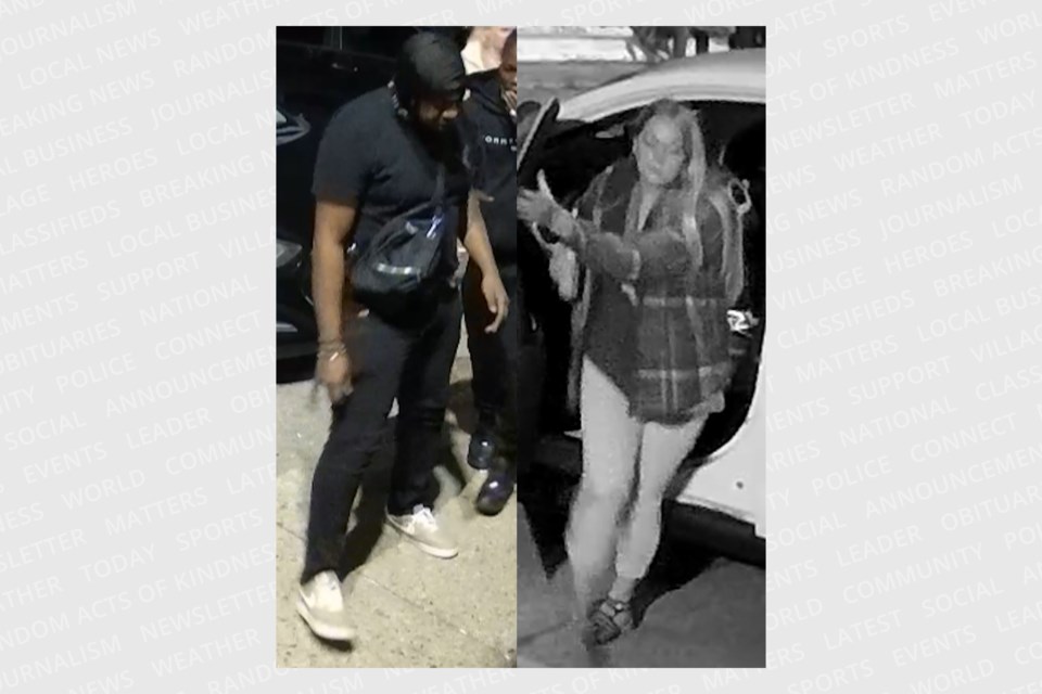 Police would like to identify and speak with the individuals pictured in connection to a stabbing that took place in Kitchener on Oct. 6, 2024