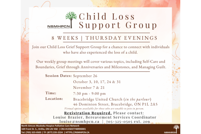 NSMHPCN Child Loss Support Group Flyer (Facebook Post) (1)