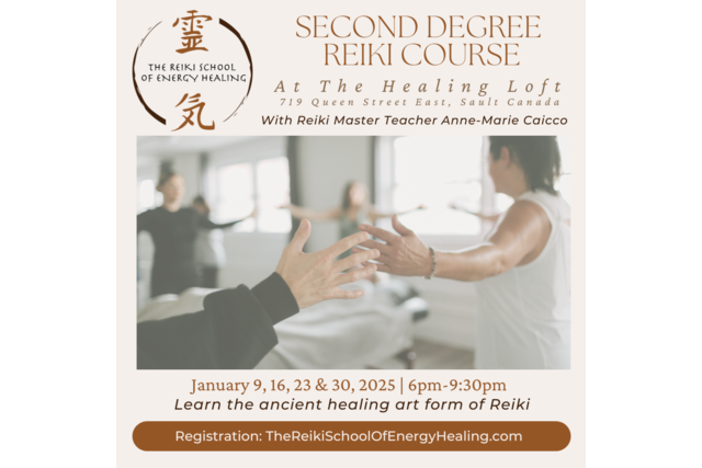 Second Degree Reiki - In Person - Jan 2025