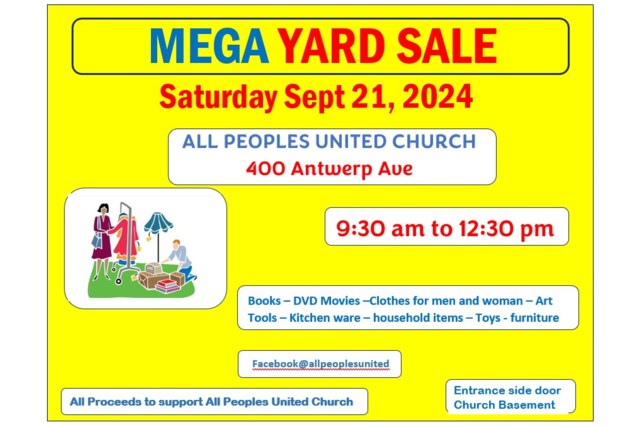 MEGA YARD SALE ANTWERP AVE