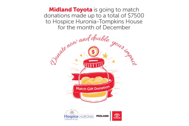 Midland Toyota donation matching Dec 2024