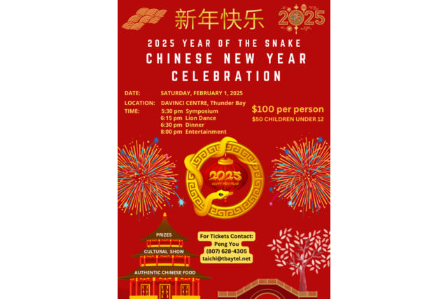 Chinese New Year Poster 2025