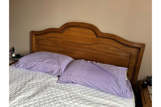 Oak headboard