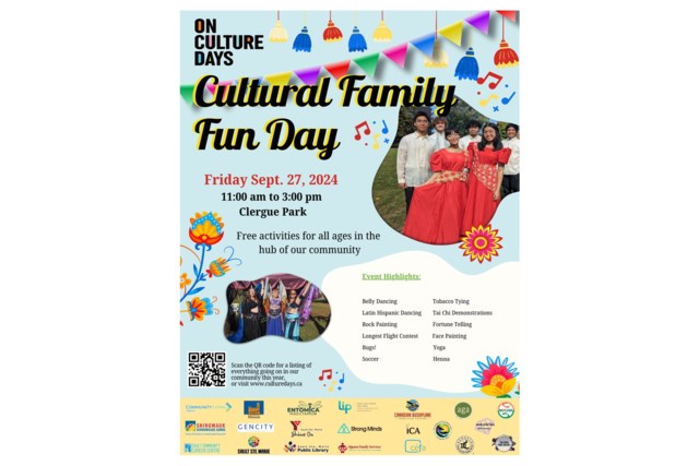 Cultural Family Fun Day Save the Date 2024