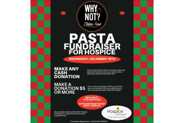 Why Not Hospice Wellington Dec 18 Fundraiser