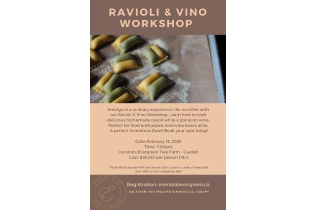 Ravioli & Vino workshop