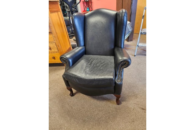 leather arm chair