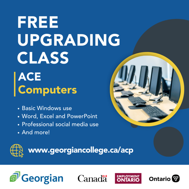 Learn beginner and intermediate computer use in our FREE courses