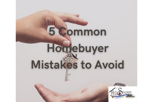 5 Common Homebuyer Mistakes to Avoid