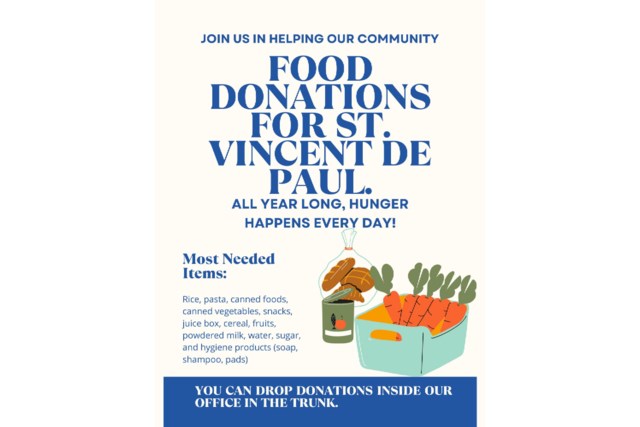 Green and Beige Food Drive Campaign Flyer 