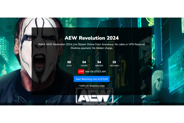 Aew discount stream online