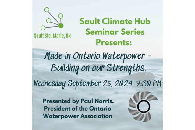 Sault Climate Hub Webinar Paul Norris_September 2024