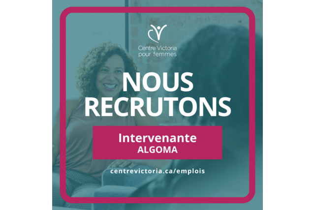 CVF - Nous Recrutons - Intervenante (Algoma)