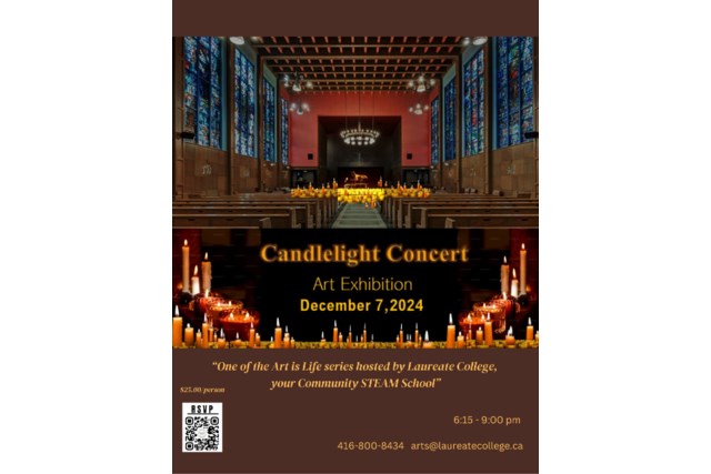 candlelight concert poster