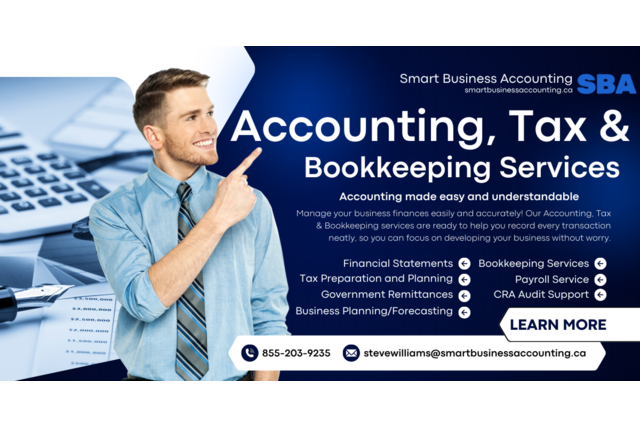 Accounting, Tax & Bookkeeping Services (Guy Pointing)