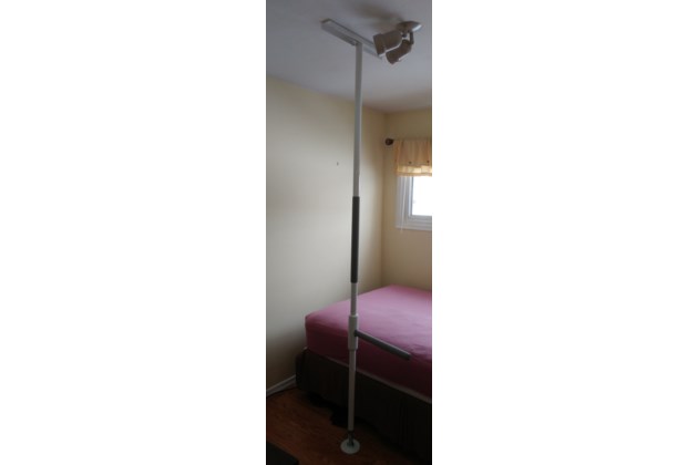 Secuity Pole W Adjustable Grab Bar Sootoday Com