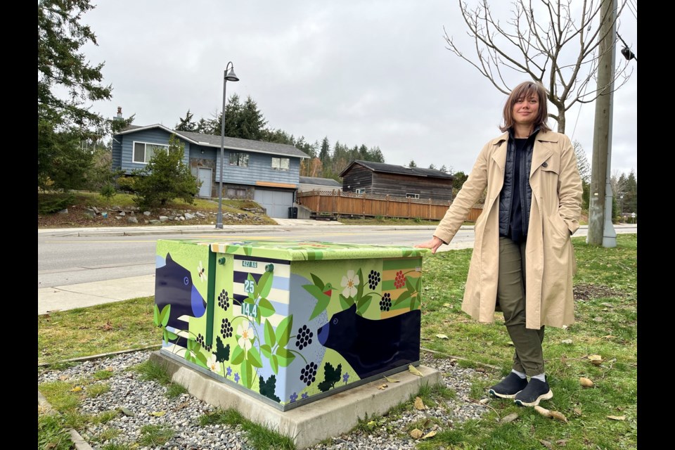 Helen Eady with “Black Bearries."