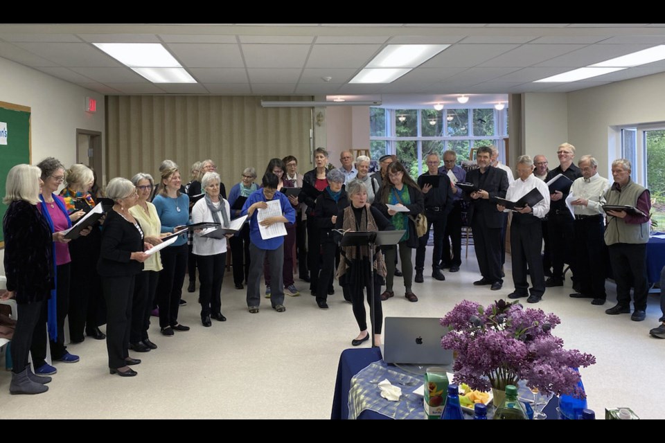 The A Cappella Strait choir readies to celebrate its 40th anniversary on the Sunshine Coast. 