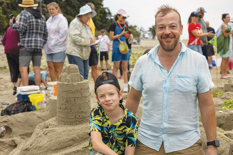 Kelsey and Baze Bosman (“The Bosman Boys”) laboured over the intricate brickwork on their mountaintop Martello tower.