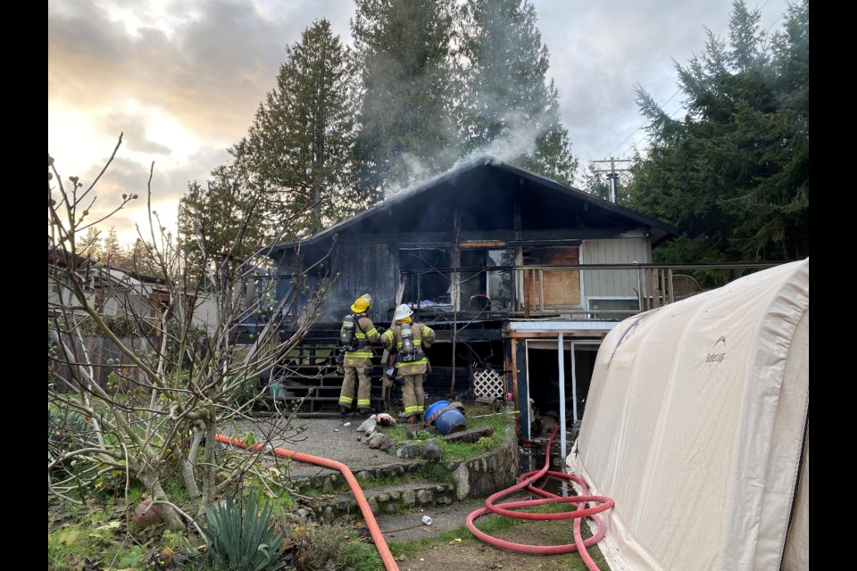 The house that caught fire Nov. 14, no injuries occurred 