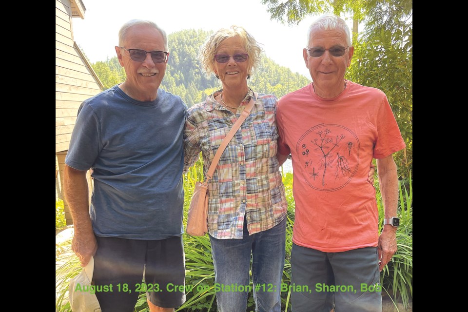 Brian Croft (far left) and a core crew of volunteers have set about detailing the environment of Hotel Lake.