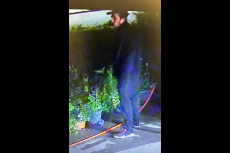 Sunshine Coast RCMP released this photo of a man they're looking for more information about in relation to a stabbing in Sechelt July 7. 