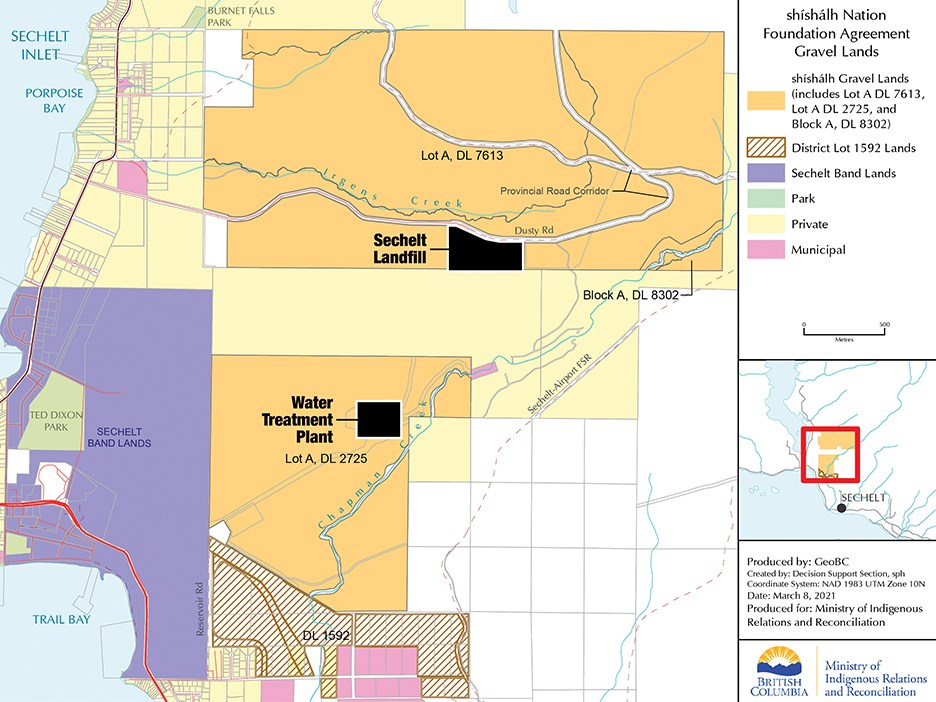 Gravel Lands Map