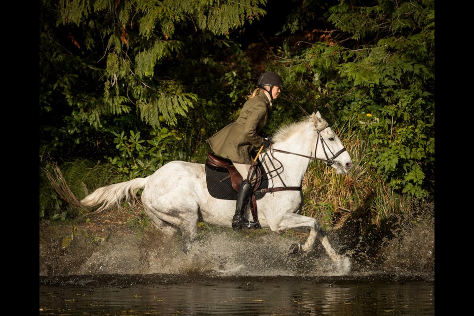 Angel Robson at the Fraser Valley Hunt, Nov. 5, 2022. 