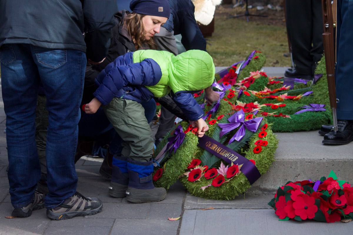 Remembrance day cochrane alberta