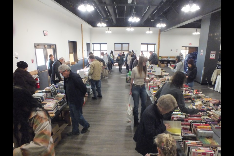 The Friends of the Cochrane Library had a great turnout for their used book sale over the weekend.