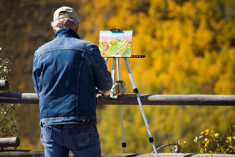 Route 22 Artist Collective partnered with Glenbow Ranch Provincial Park to paint the natural beauty that can be found just outside of Cochrane.