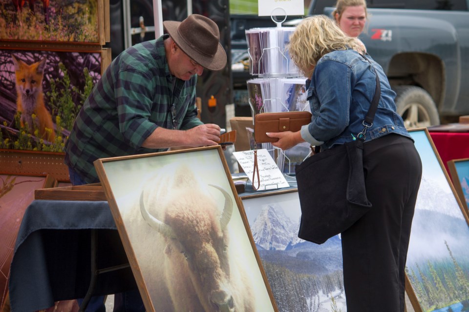 The first Cochrane Farmers' Market of the season was open for business on June 1, at the SLS Centre parking lot.