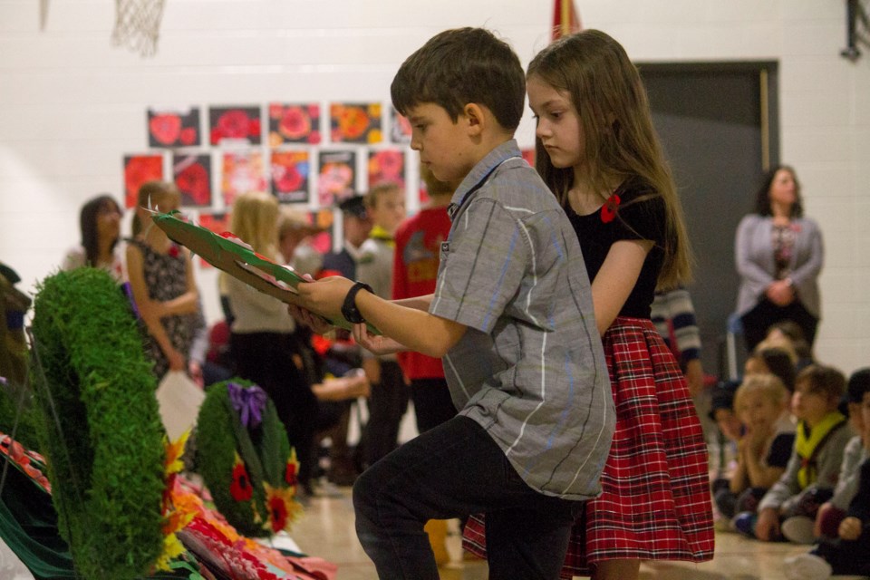 Glenbow Elementary School hosted a special Remembrance Day Ceremony for the community on Nov. 8.