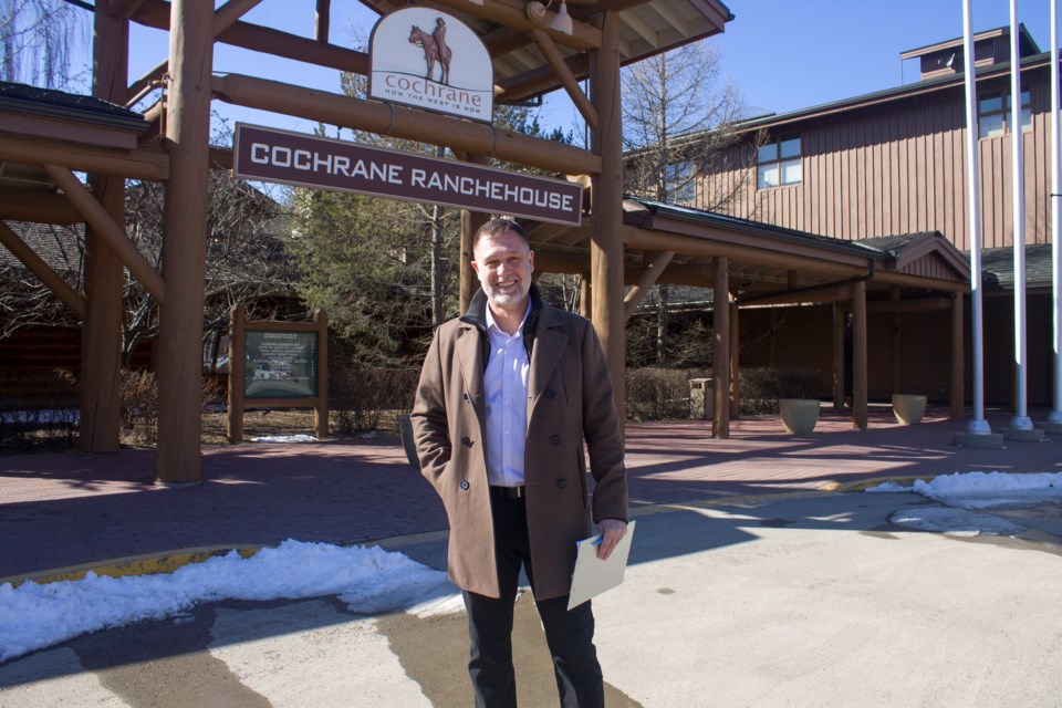 Dan Cunin entering his bid for a seat on Cochrane Town council for the upcoming municipal election later this month.