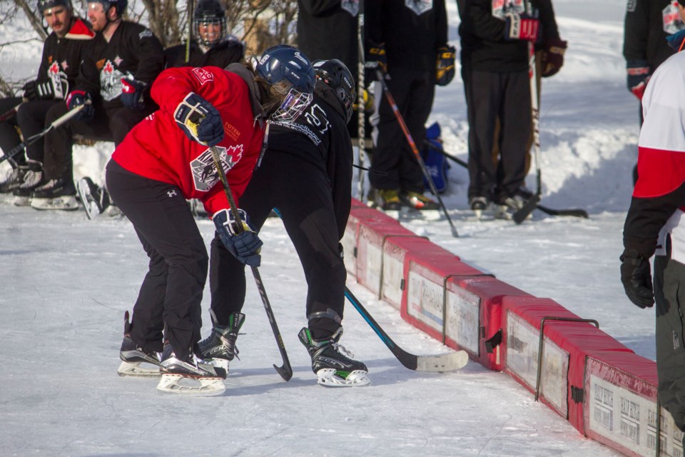 Cochranites gathered at the Mitford Ponds for the 16th Kimmett Cup charity pond hockey tournament that took place on Feb 7 and 8.