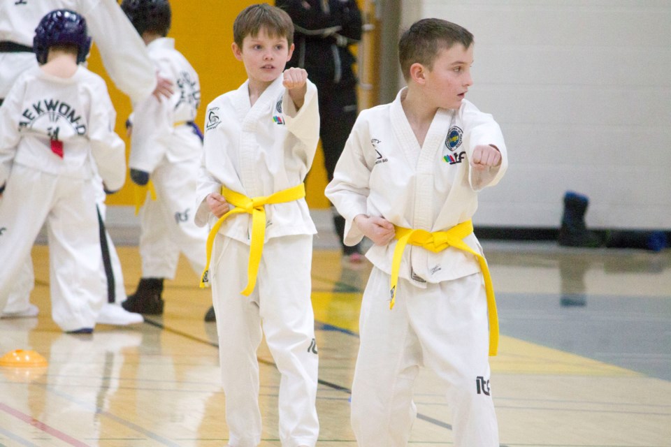 Trinity Taekwon-Do hosted their annual Inter-Club Competition at the Bearspaw Christian School on Feb. 1.