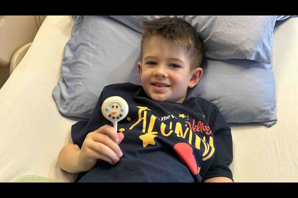 Six-year-old Matteo is battling against an aggressive form of cancer.