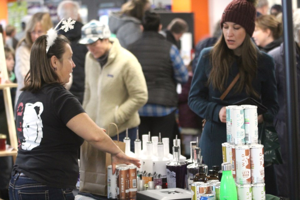 Busy Christmas Market at the SLS Centre this past weekend. Dozens of vendors provided holiday treats, fresh produce,  unique Christmas gifts and lots of traffic coming through.