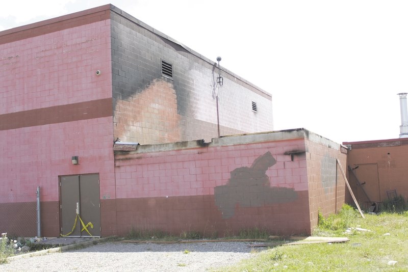 Fire damage to the Morley Recreation Centre the day after it was discovered ablaze July 12.