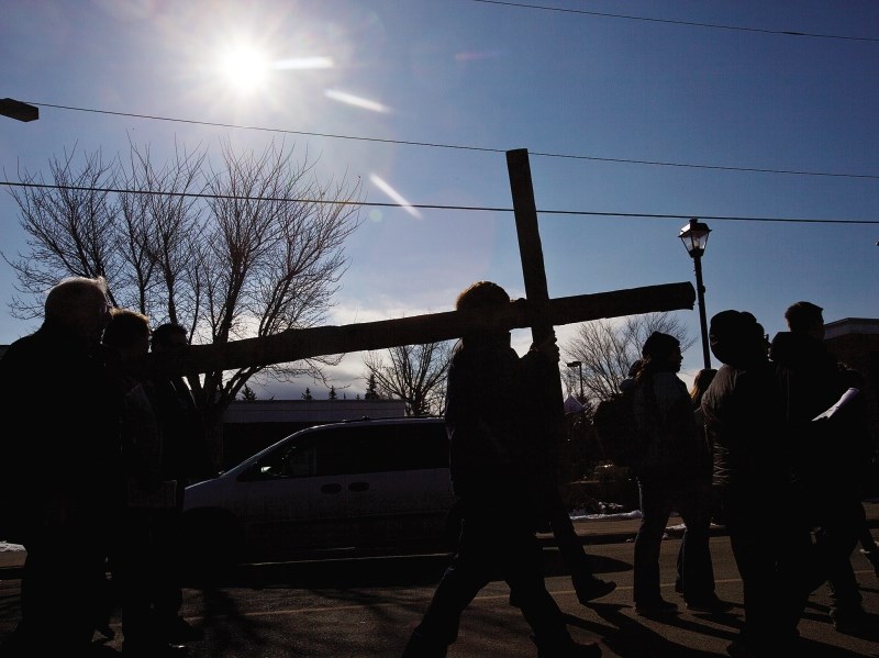 Beginning at 10 a.m. on March 29, the procession will make its way along Main Street, stopping at some 12 stations along the way for Biblical readings, accompanied by