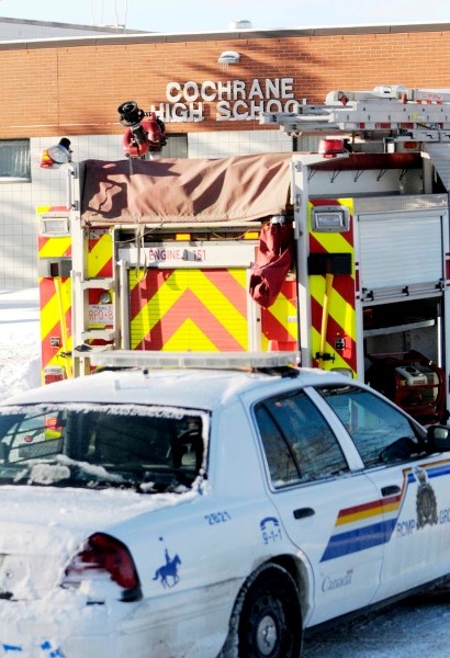 A fire broke out at Cochrane High School Dec. 19 causing &#8216;considerable smoke damage,&#8217; according to Cochrane Fire Chief Mac deBeaudrap.