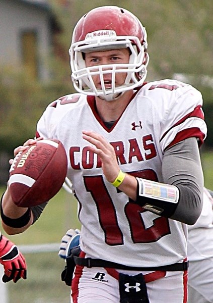 Cochrane Cobras senior quarterback Cody Stevens has signed a letter of intent to join the University of Alberta Golden Bears football team in 2015.