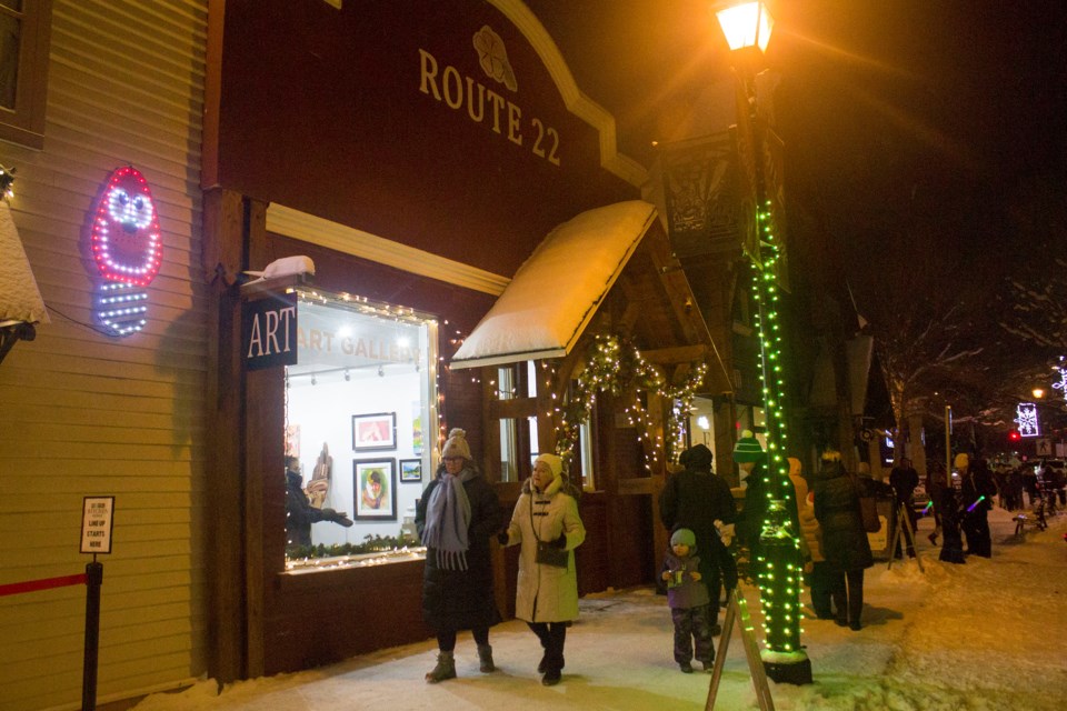 Route 22 Artist Collective opened the door to their new home on 208 First St. W, with a special event that coincided with Cochrane Light Up on Nov. 23.