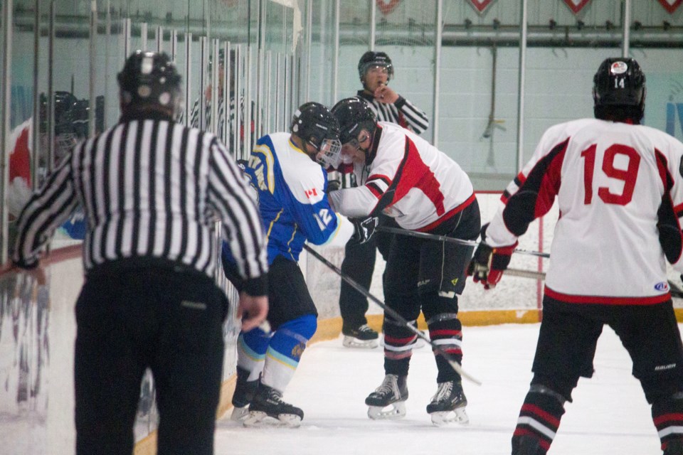 The SLS Centre hosted a special Cochrane Fire Service vs. RCMP Charity Hockey Game on Feb. 17. 