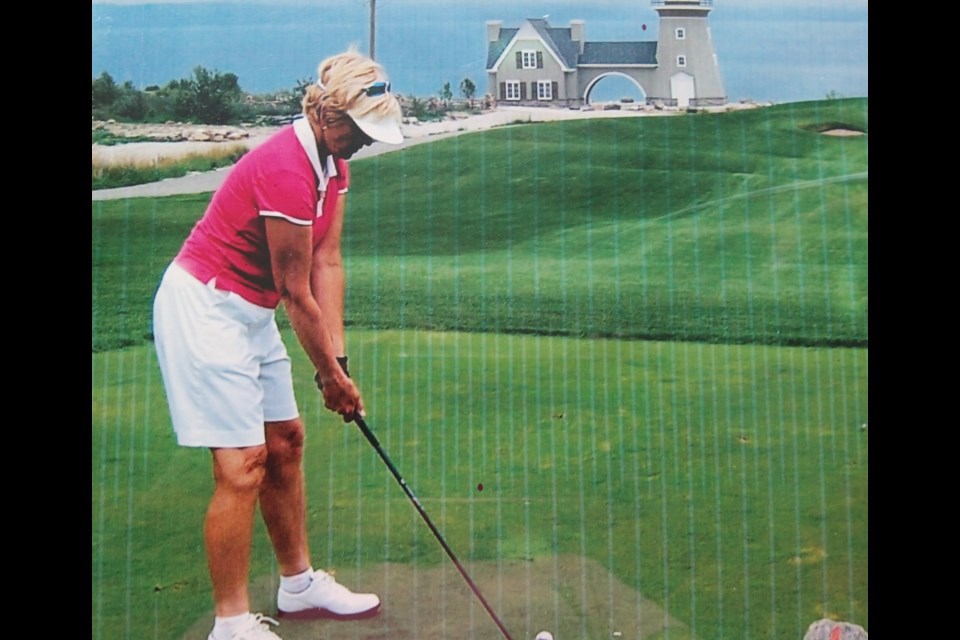 Ellen Horton is one of 63 women over 80 who actively play golf at the Blue Mountain Golf and Country Club.