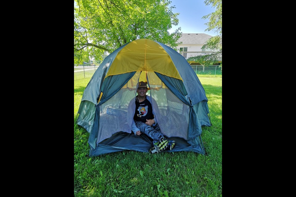 Enjoying the outdoors during a pandemic. Contributed photo