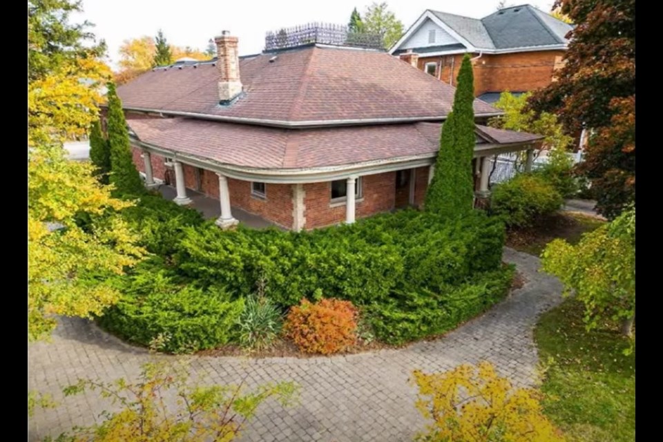 The heritage property at 243 Ste. Marie St. in Collingwood.