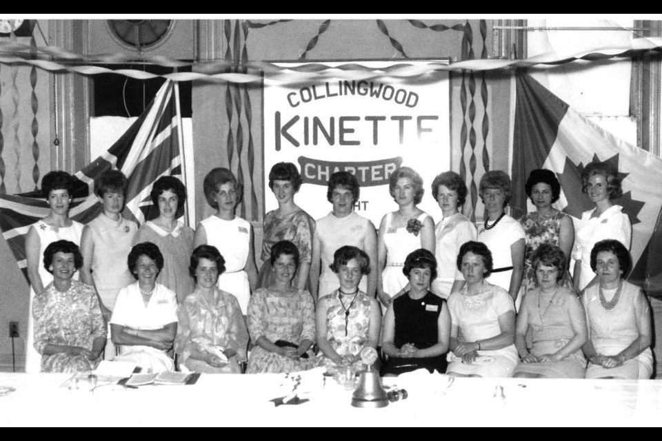 The charter club of the Collingwood Kinettes, which formed in 1965. Contributed photo