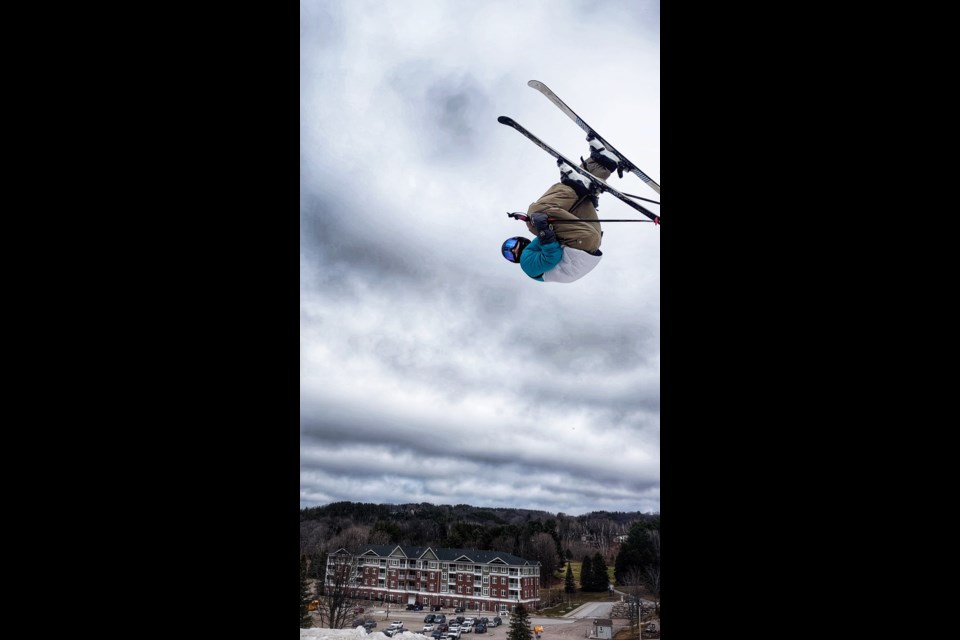 Desi Solursh, 16, of Meaford, seen competing in slopestyle at Horseshoe Resort last winter has made the Freestyle Ontario ski team and will be competing in the Canada Cup Series this winter. 